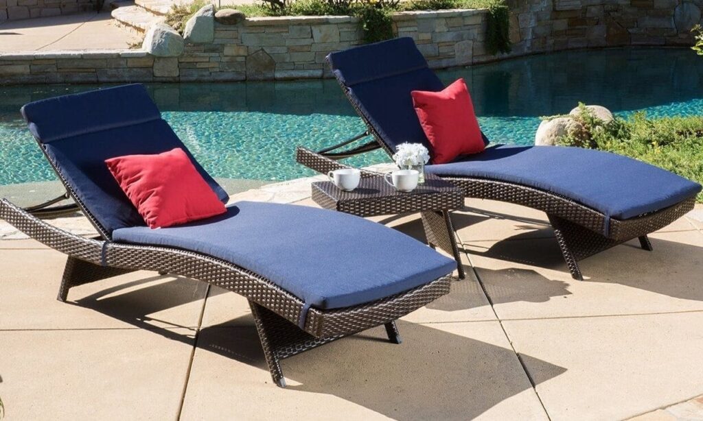 Enhancing Poolside Relaxation with Comfortable Loungers