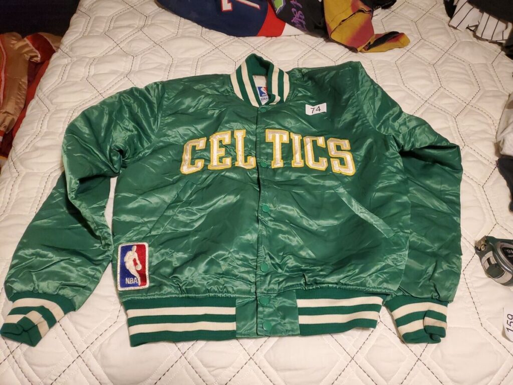 The Ambassador Boston Celtics Green Satin Jacket