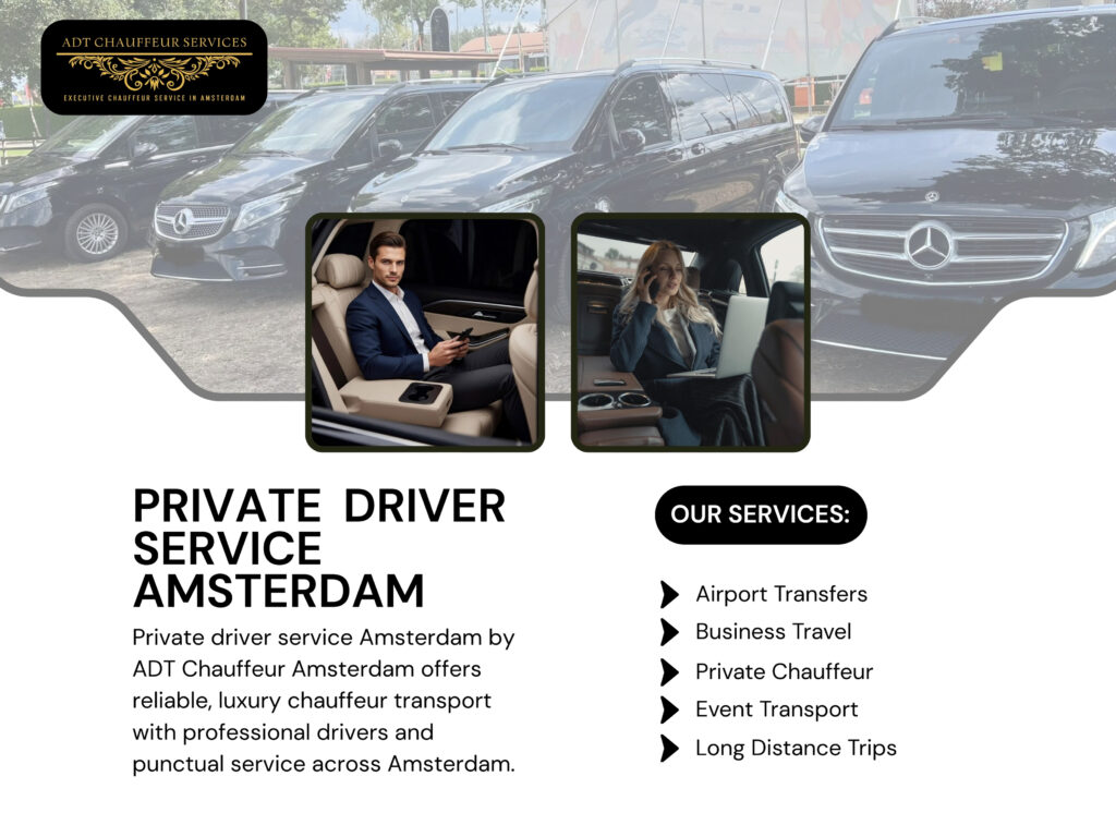 Vip chauffeur service Amsterdam
