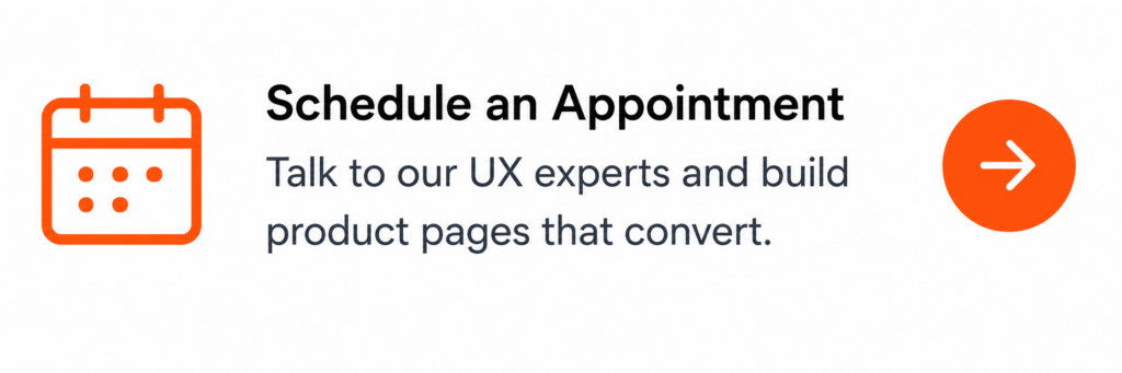 Schedule an appointment call to action