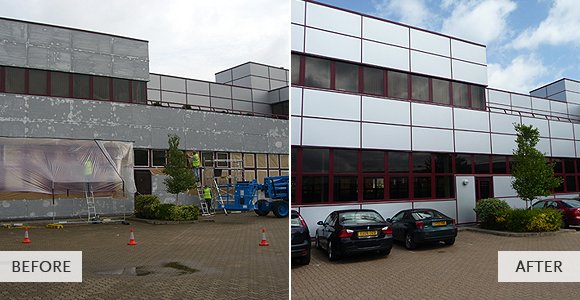 shop front spraying